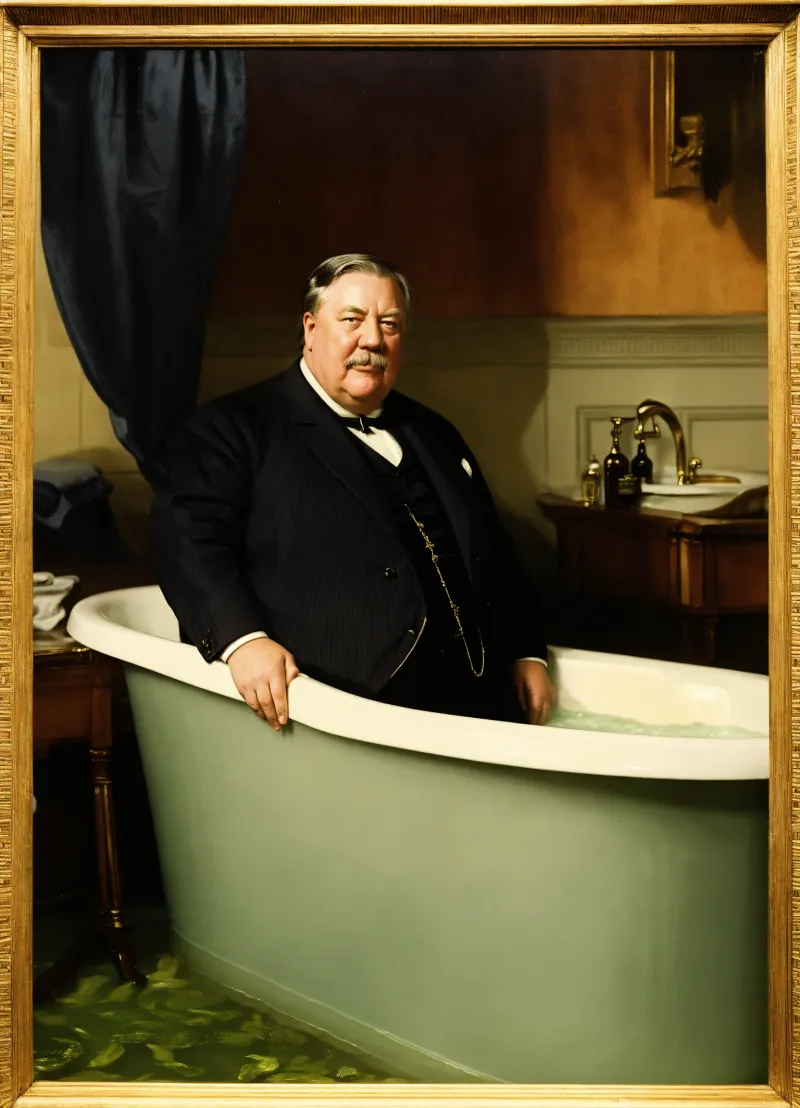 President Taft's Stuck Bathtub