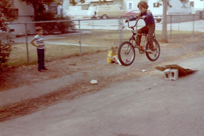 Riding Bikes Without Helmets