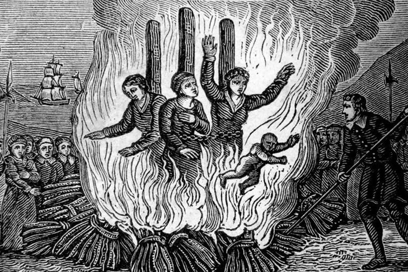 Salem Witches Were Burned at the Stake