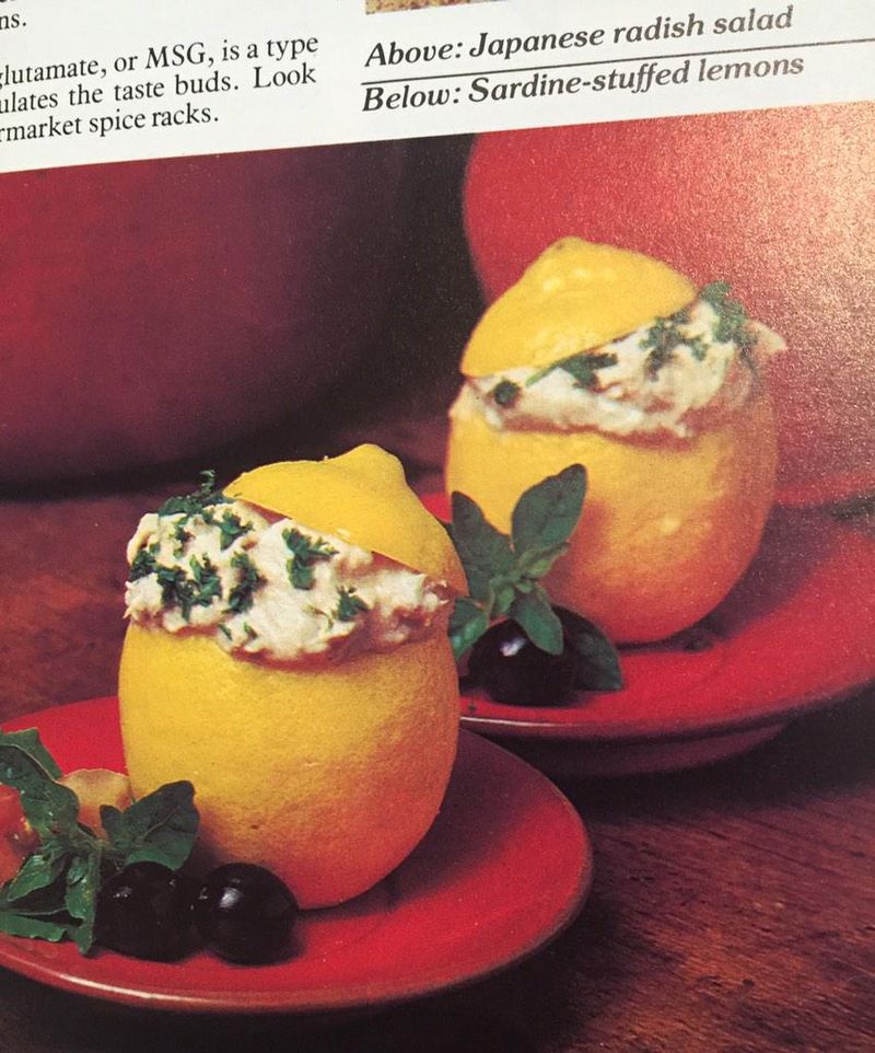 Sardine Stuffed Lemons