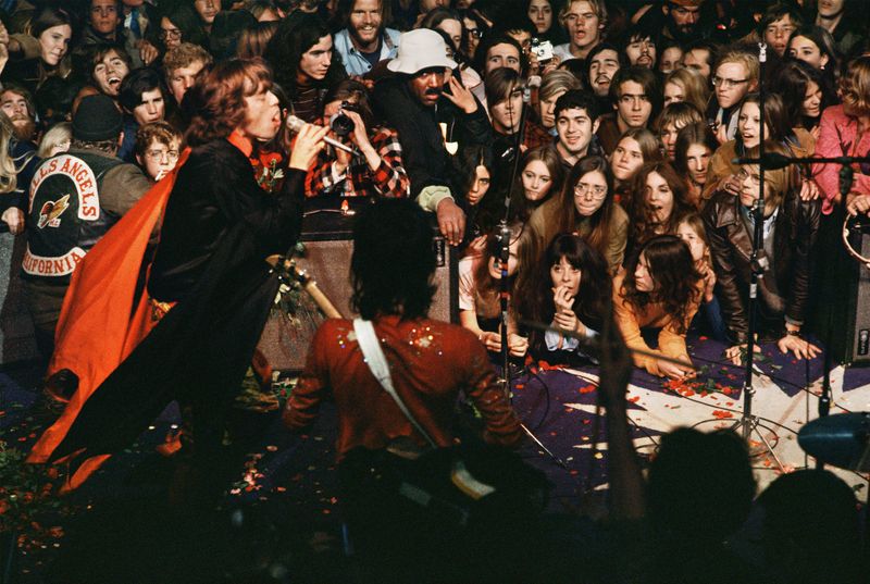 The Rolling Stones at Altamont 1969