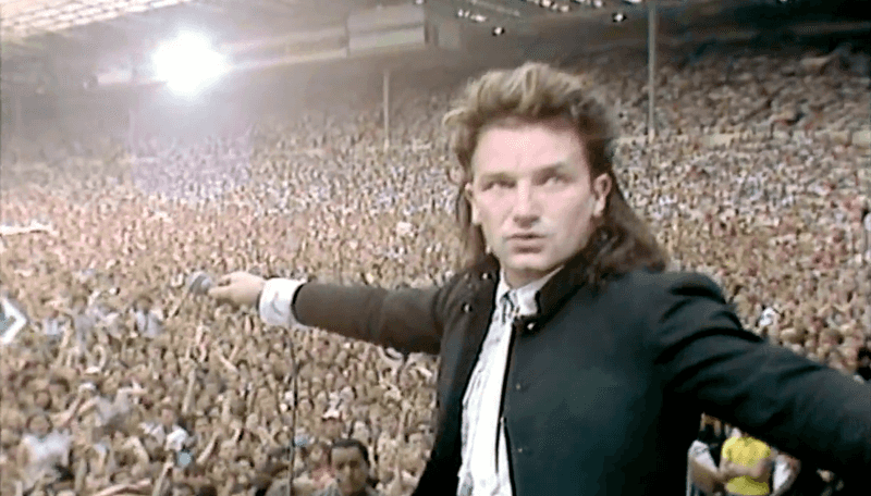 U2 at Live Aid 1985