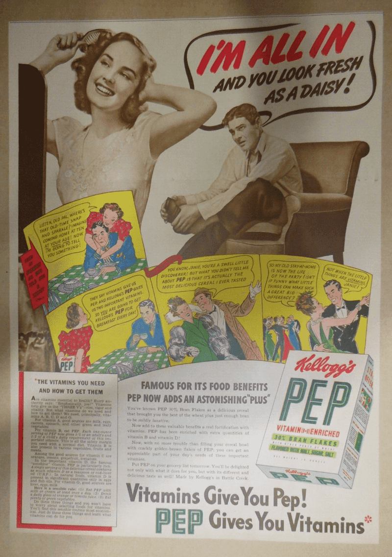 Kellogg’s Pep Vitamins