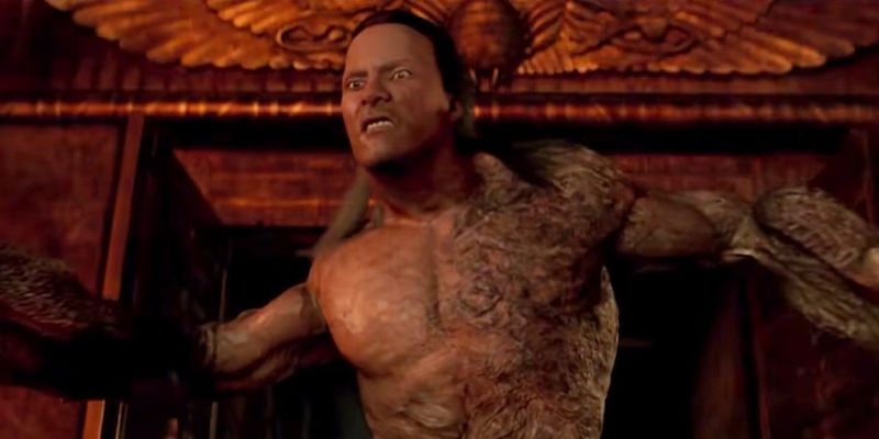 The CGI Scorpion King in The Mummy Returns